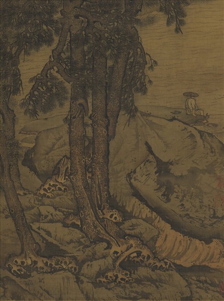 宋閻次平四樂圖　軸