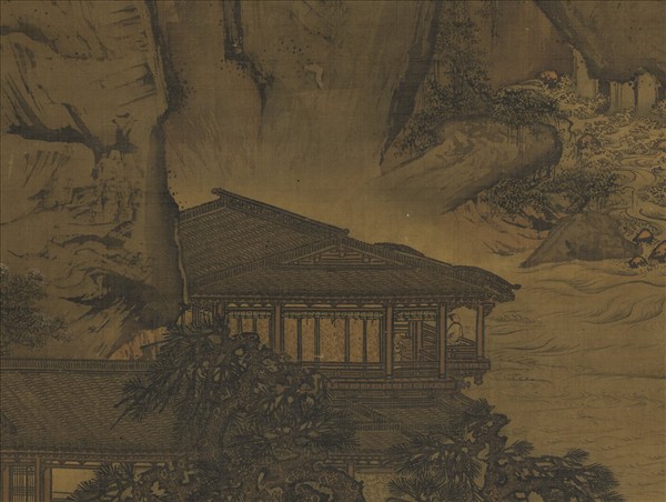 宋閻次平四樂圖　軸