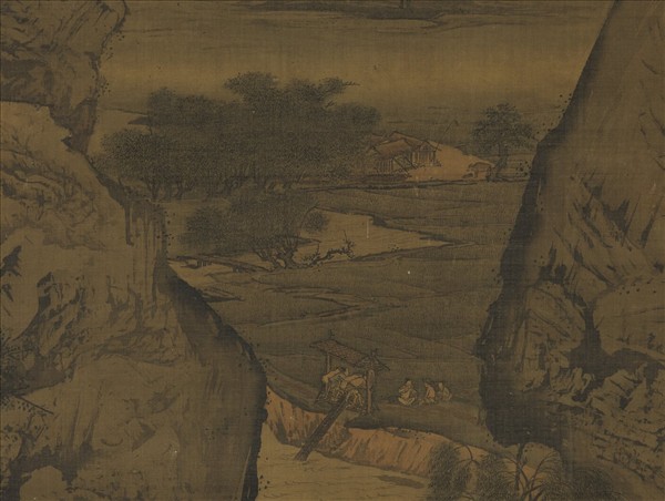 宋閻次平四樂圖　軸