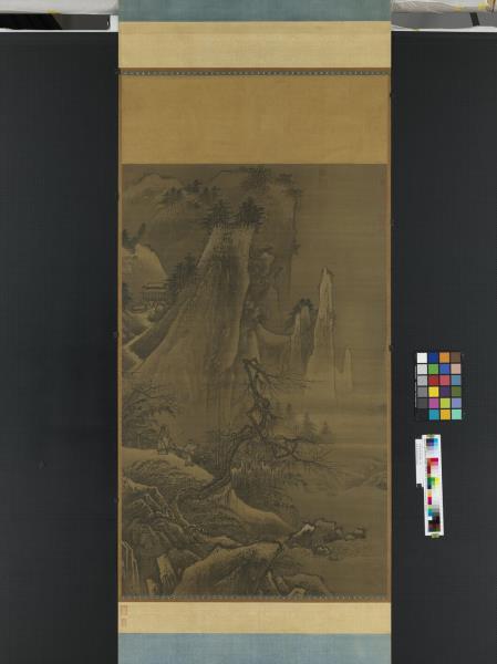 宋夏珪雪屐探梅圖　軸