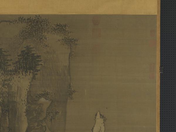 宋夏珪雪屐探梅圖　軸