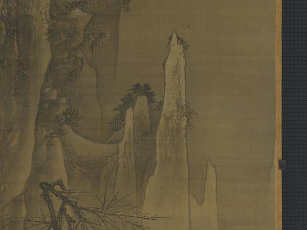 宋夏珪雪屐探梅圖　軸