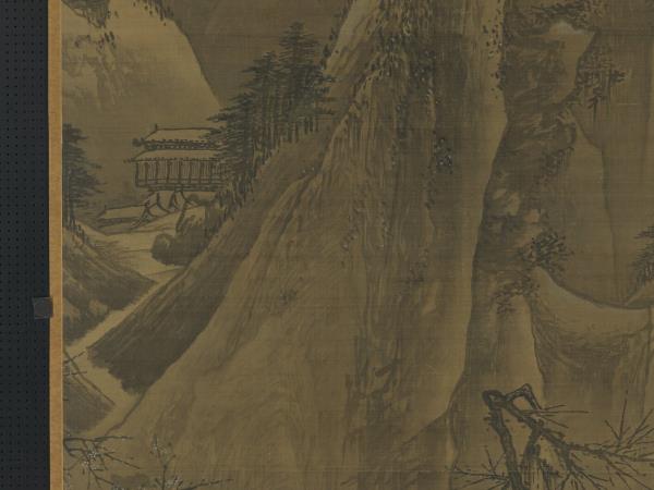 宋夏珪雪屐探梅圖　軸