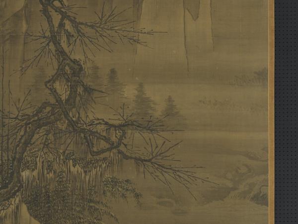 宋夏珪雪屐探梅圖　軸