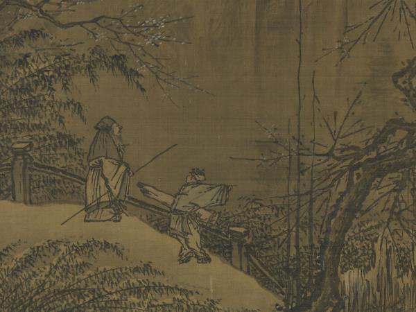 宋夏珪雪屐探梅圖　軸