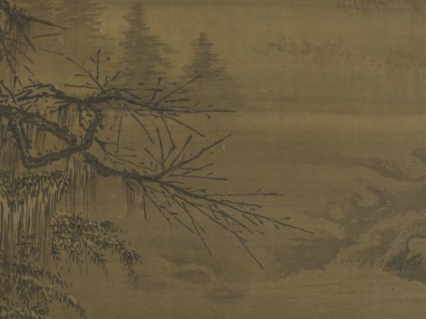 宋夏珪雪屐探梅圖　軸