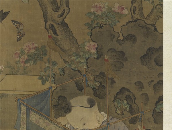 宋人嬰戲圖　軸