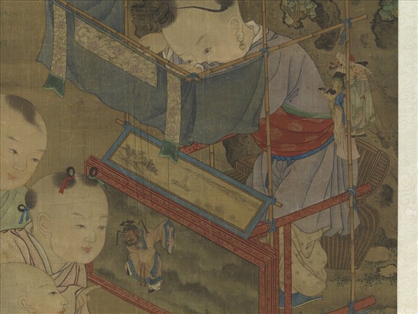 宋人嬰戲圖　軸