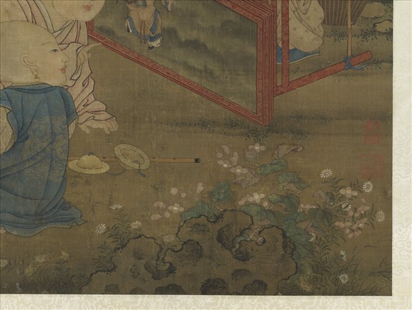 宋人嬰戲圖　軸