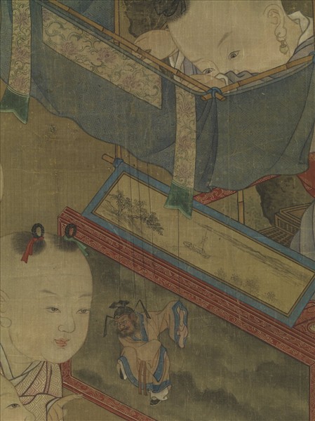 宋人嬰戲圖　軸