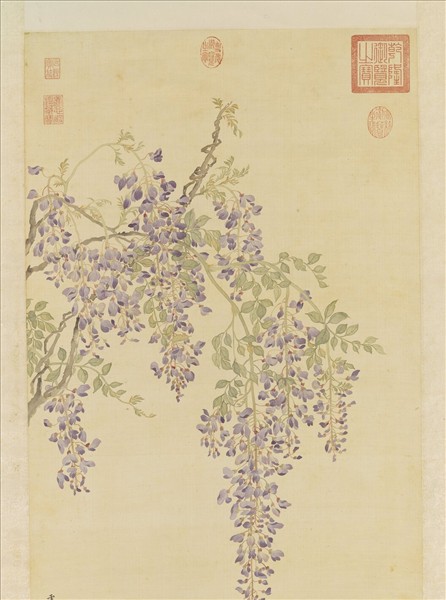 清許佑籐花乳雞　軸