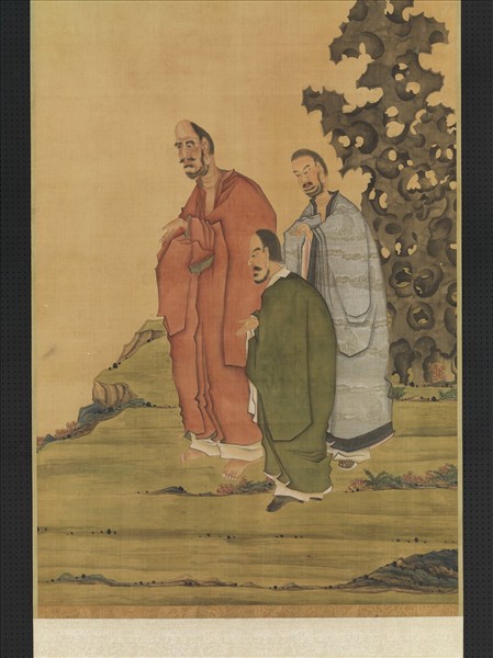 明陳洪綬蓮池應化圖　軸