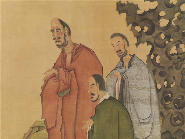 明陳洪綬蓮池應化圖　軸