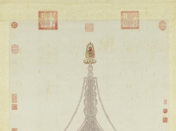 明人書妙法蓮華經塔　軸