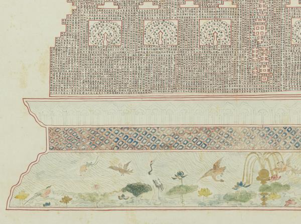 明人書妙法蓮華經塔　軸