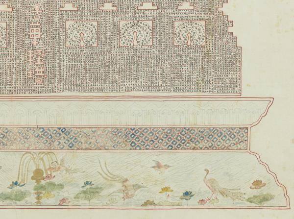 明人書妙法蓮華經塔　軸