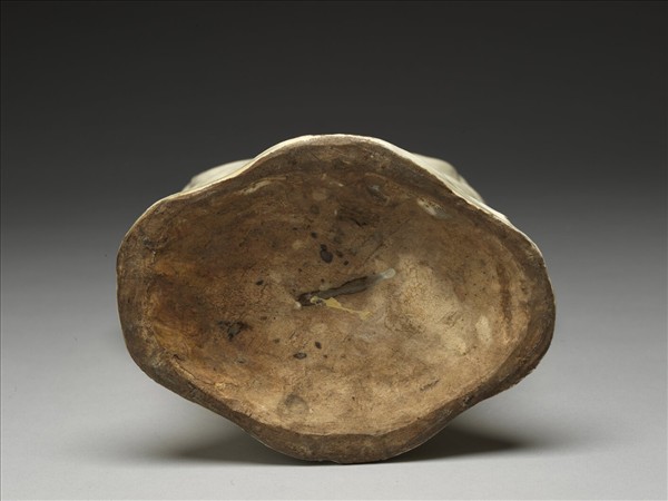 白釉雙魚形花插