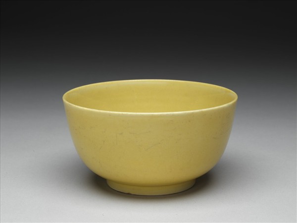 黃釉碗
