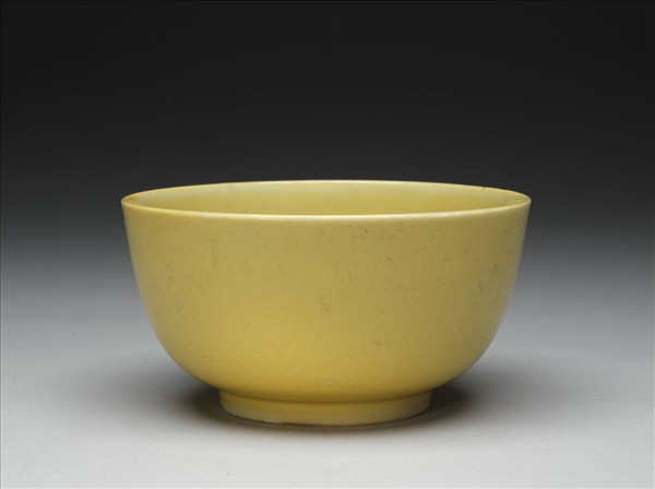 黃釉碗