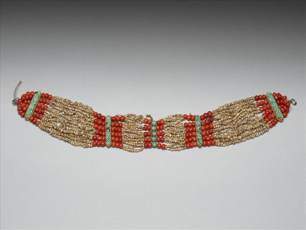 珊瑚松石米珠垂掛