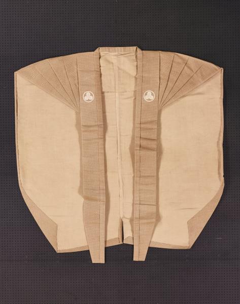 日本 淺褐麻地肩衣（裃）