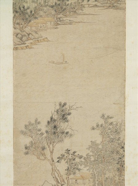 明孫枝畫杜甫詩意　軸