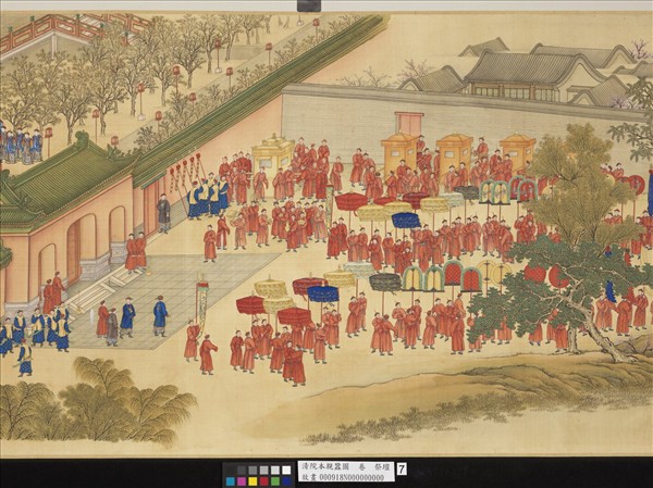 清院本親蠶圖　卷　祭壇