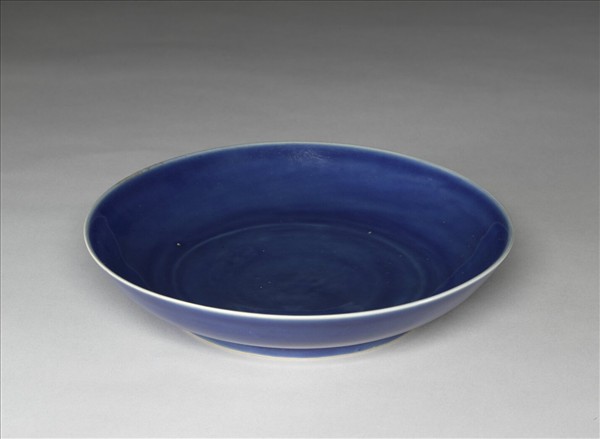 霽青釉盤