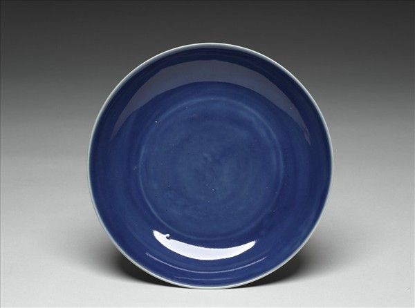 霽青釉盤