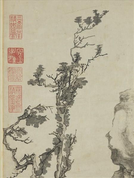 明謝時臣高人雅集圖　軸