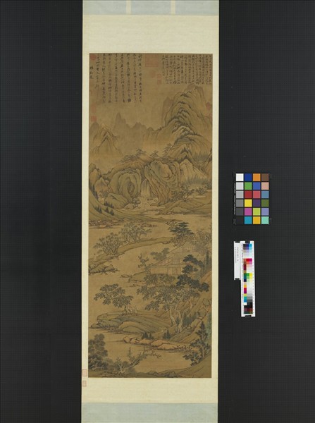 明關思曲礀清音　軸