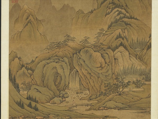 明關思曲礀清音　軸