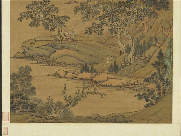 明關思曲礀清音　軸