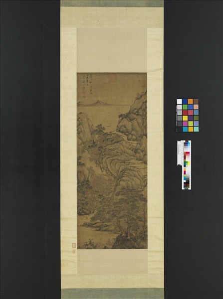 明關思倣王蒙筆意　軸