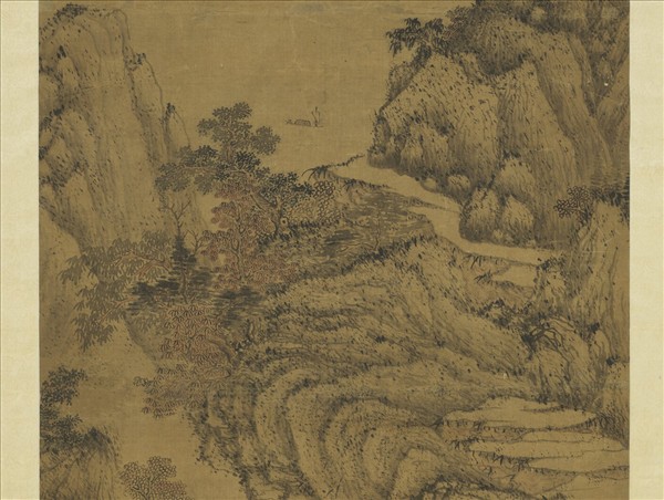 明關思倣王蒙筆意　軸