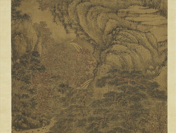 明關思倣王蒙筆意　軸