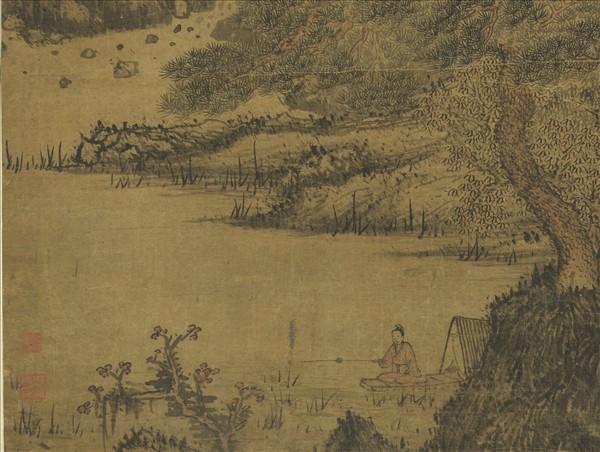 明關思倣王蒙筆意　軸