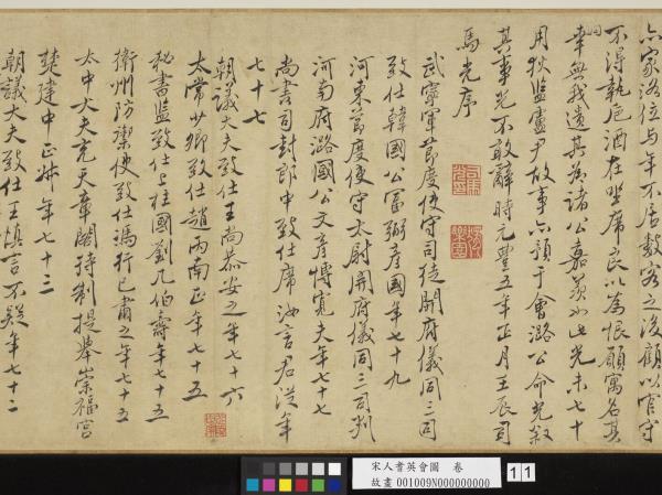 宋人耆英會圖　卷