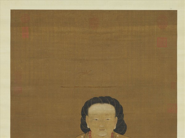 宋何青年畫麻姑仙像　軸