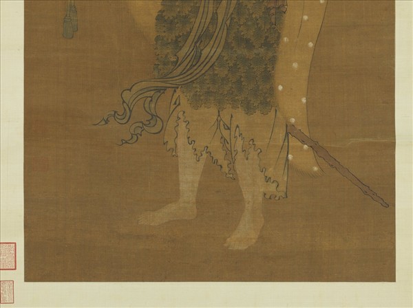 宋何青年畫麻姑仙像　軸