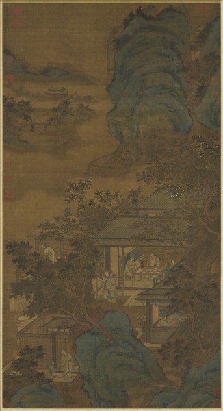 宋龔開天香書屋　軸