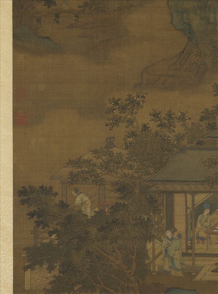 宋龔開天香書屋　軸