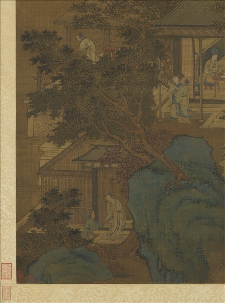 宋龔開天香書屋　軸