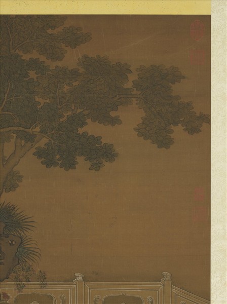 宋錢選三元送喜　軸