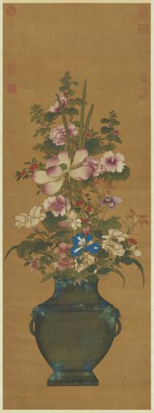 百子昌榮圖　軸