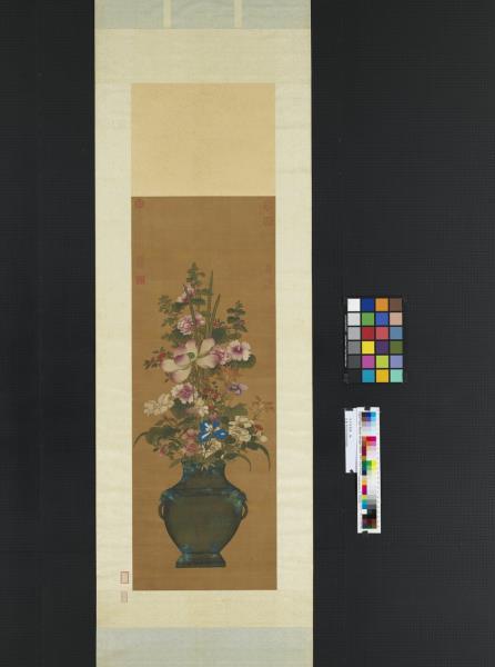 百子昌榮圖　軸