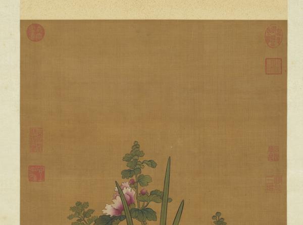 百子昌榮圖　軸