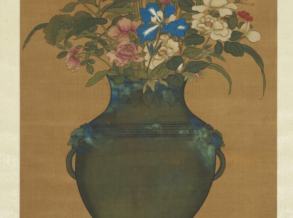 百子昌榮圖　軸