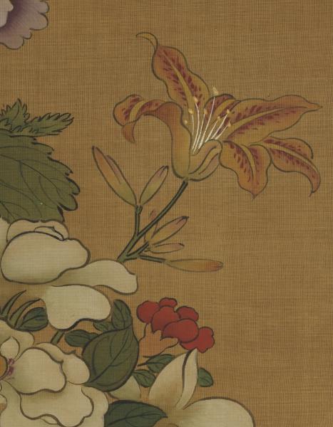 百子昌榮圖　軸