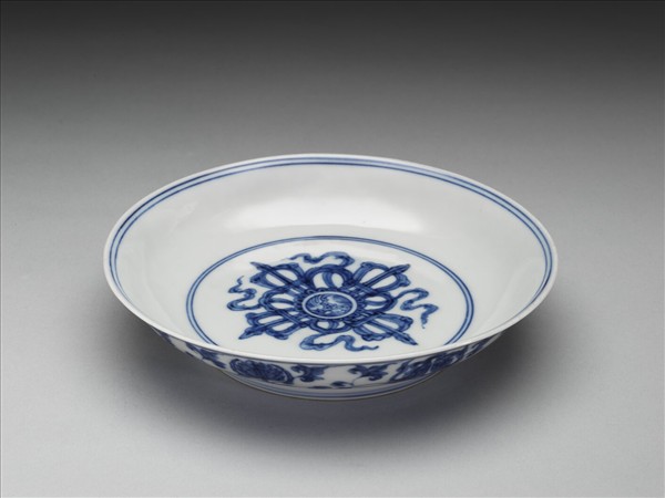 官窯 青花八寶盤